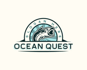 Marine Fish Swim logo