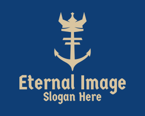 Viking Crown Anchor  Logo