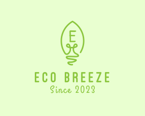 Eco Friendly Light Bulb  logo design