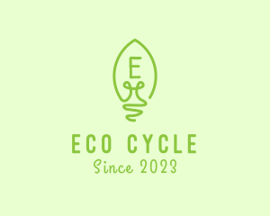 Eco Friendly Light Bulb  logo design