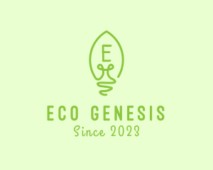 Eco Friendly Light Bulb  logo design