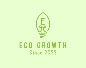 Eco Friendly Light Bulb  logo design