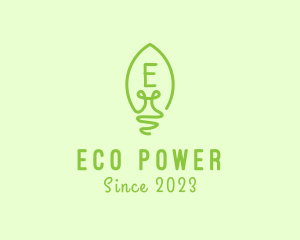 Eco Friendly Light Bulb  logo design