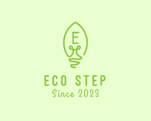 Eco Friendly Light Bulb  logo design