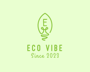 Eco Friendly Light Bulb  logo design