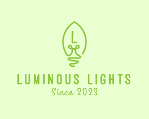 Eco Friendly Light Bulb  logo design