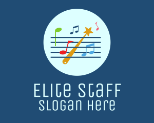 Musical Staff Notes logo