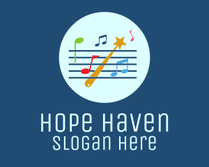 Musical Staff Notes logo