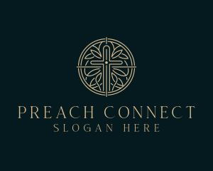 Cross Holy Church  logo design