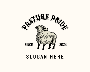 Farm Sheep Livestock logo