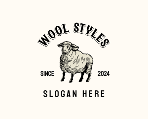 Farm Sheep Livestock logo