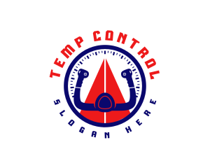 Airplane Flight Control logo design