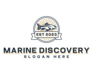 Marine Seafood Fisheries logo design