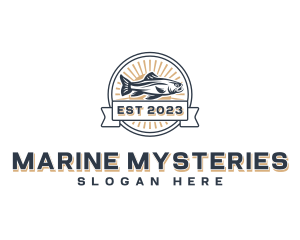 Marine Seafood Fisheries logo design