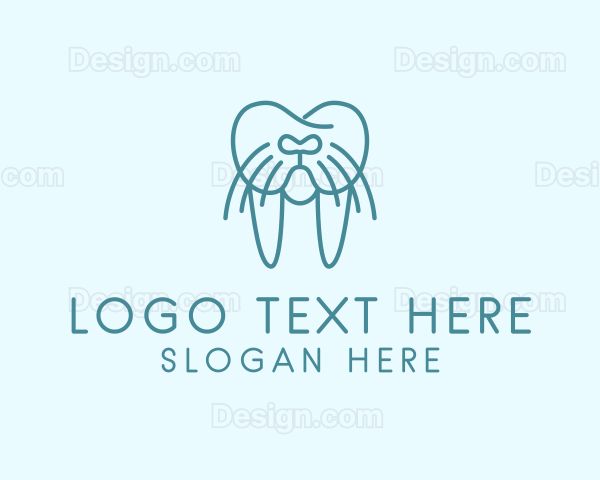 Tooth Walrus Tusk Logo