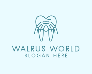 Tooth Walrus Tusk logo design