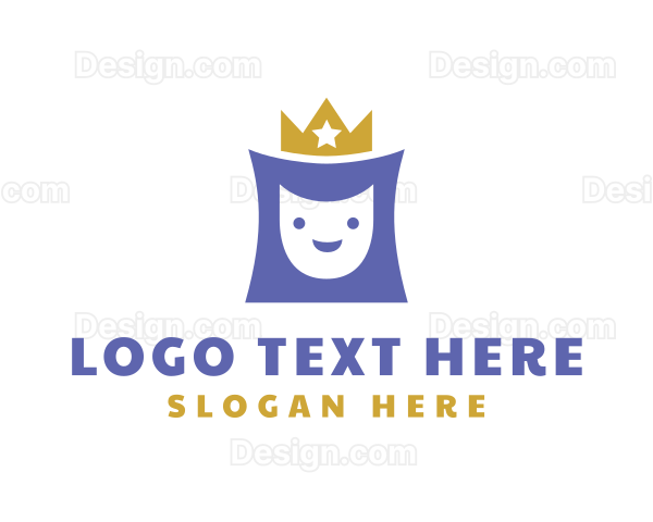 Crown Royalty Smile Logo