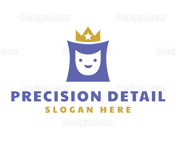 Crown Royalty Smile Logo