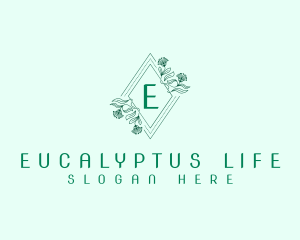 Floral Crest Leaf logo