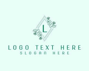 Minimalist - Floral Crest Minimalist logo design