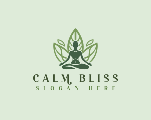 Meditation Therapy Yoga logo design