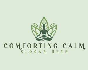 Meditation Therapy Yoga logo design