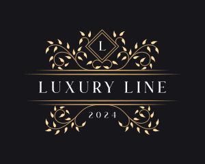 Luxury Vine Foliage logo design