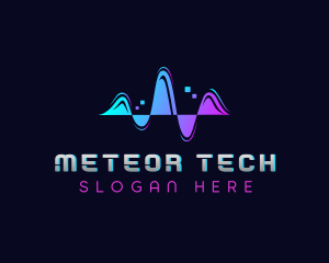 Audio Music Tech logo design