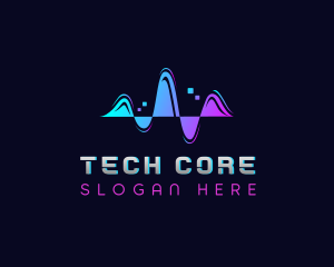 Audio Music Tech logo design