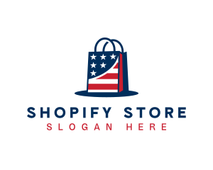 American Store Bag logo design