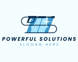 Window Sanitation Pressure Washer logo design