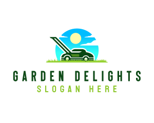 Grass Cutting Tool logo design