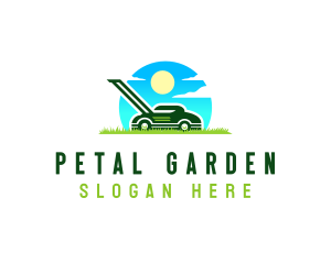 Grass Cutting Tool logo design