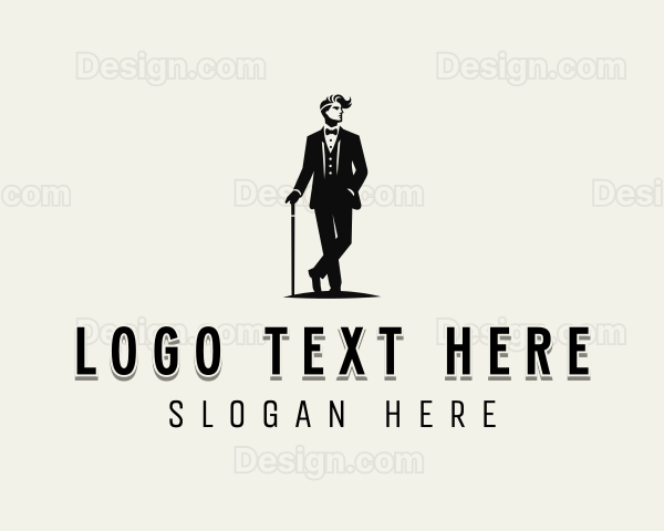 Tuxedo Gentleman Grooming Logo