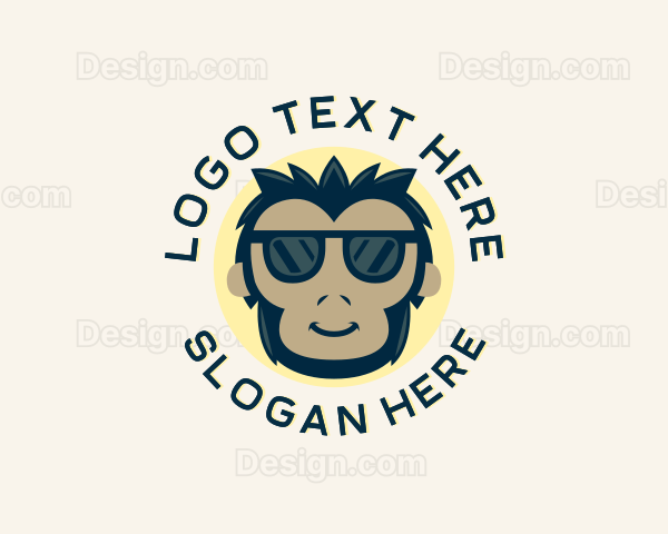 Ape Monkey Sunglasses Logo