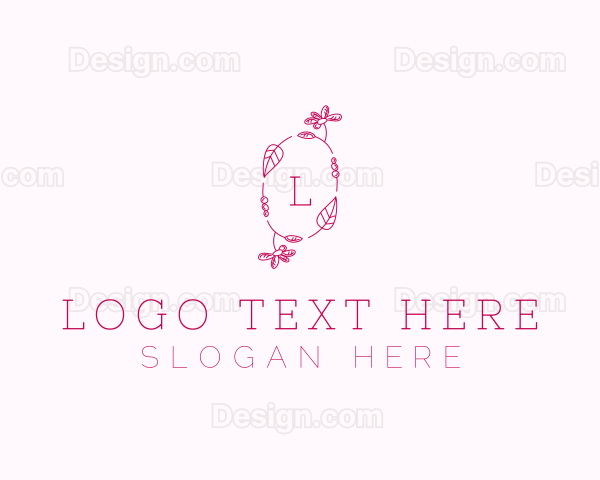 Nature Leaf Flower Decor Logo