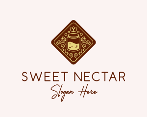 Honey Jar Drink logo design