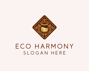 Honey Jar Drink logo design