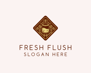 Honey Jar Drink logo design