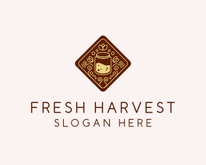 Honey Jar Drink logo design