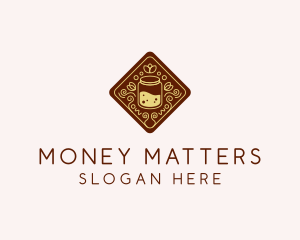 Honey Jar Drink logo design