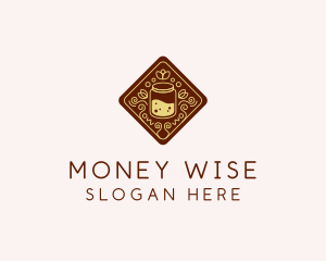 Honey Jar Drink logo design