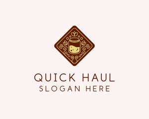 Honey Jar Drink logo design