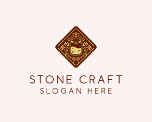 Honey Jar Drink logo design