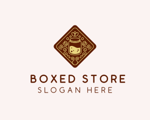 Honey Jar Drink logo design