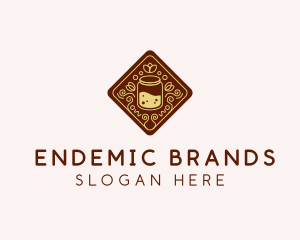 Honey Jar Drink logo design