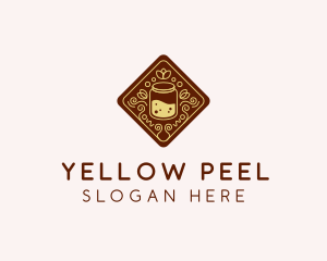 Honey Jar Drink logo design