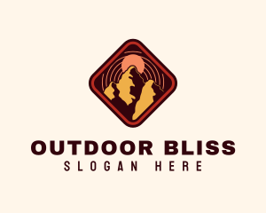 Outdoor Trekking Trip logo design