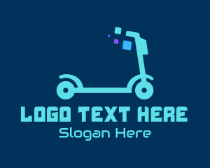 Digital - Digital Electric Scooter logo design