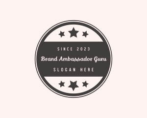 Brand Stars Badge logo design